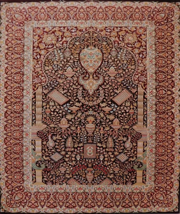 سجادة فارسية يدوية الصنع – الكود 7837
